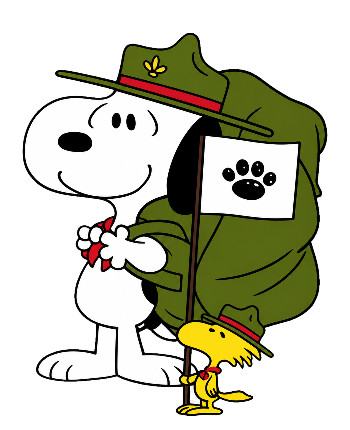 Charlie's troop mascot